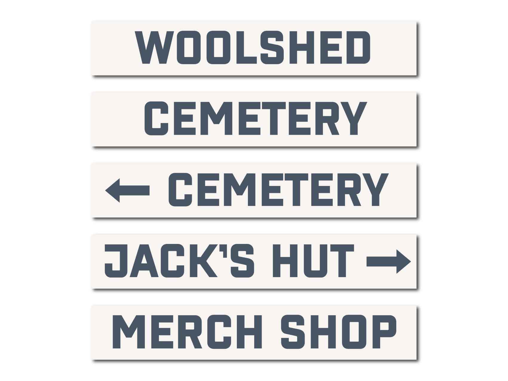 Charlotte - Tour Signs - New Signs