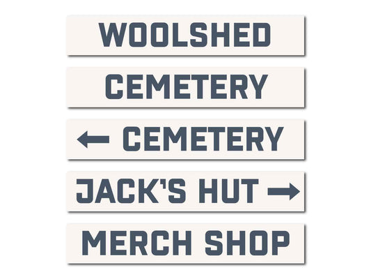 Charlotte - Tour Signs - New Signs