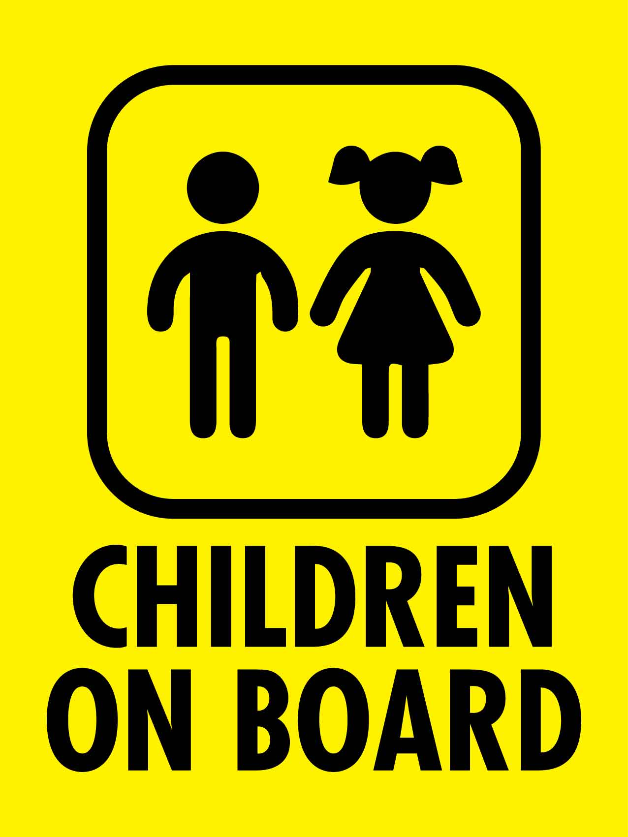 Children on Board Sign - New Signs