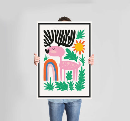 Children's Bedroom Laughter Poster Wall Art Prints (Set of 4) - New Signs
