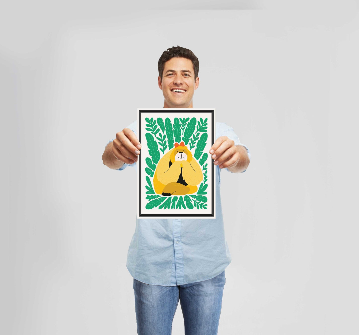 Children's Bedroom Let's Play Sloth Poster Wall Art Prints - New Signs