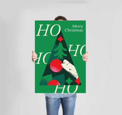 Christmas Poster Wall Art Prints (Set of 4) - New Signs