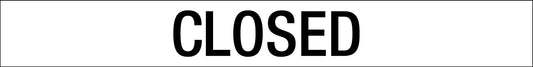 Closed - Statutory Sign - New Signs