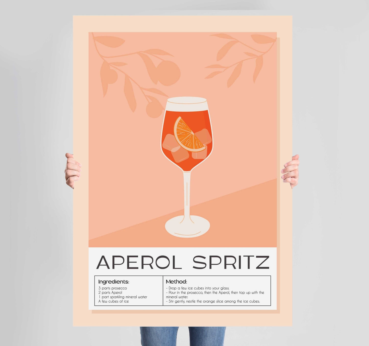 Cocktail Aperol Spritz Poster Wall Art Prints - New Signs