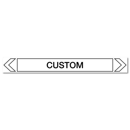 Communications - Custom - Pipe Marker Sticker - New Signs