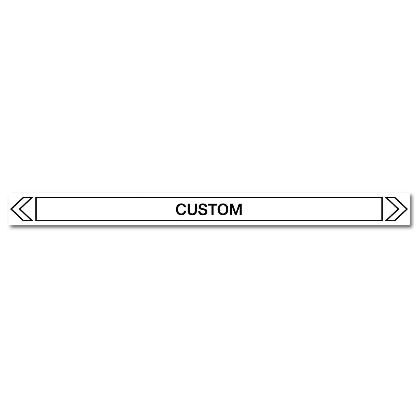 Communications - Custom - Pipe Marker Sticker - New Signs