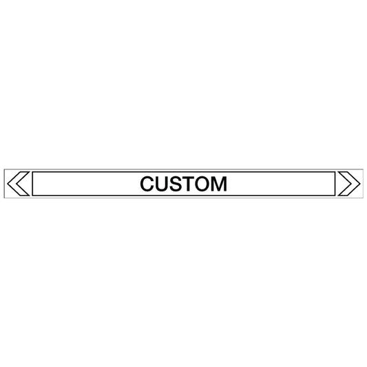 Communications - Custom - Pipe Marker Sticker - New Signs