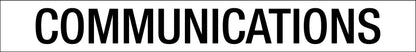 Communications - Statutory Sign - New Signs