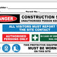Construction Owner Builder Combination Sign - New Signs