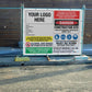 Construction Site Entry Building - Mesh Banner - New Signs