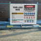 Construction Site Entry Combination and Covid - Mesh Banner - New Signs