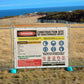 Construction Site Entry Danger Combination No Logo - Mesh Banner - New Signs