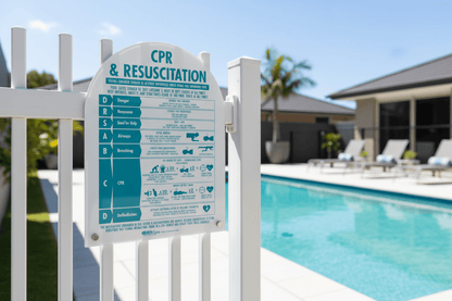 CPR Sign Arch Aqua - New Signs