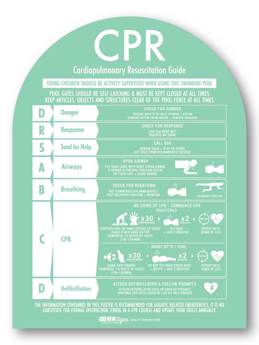 CPR Sign Arch Mint Background - New Signs