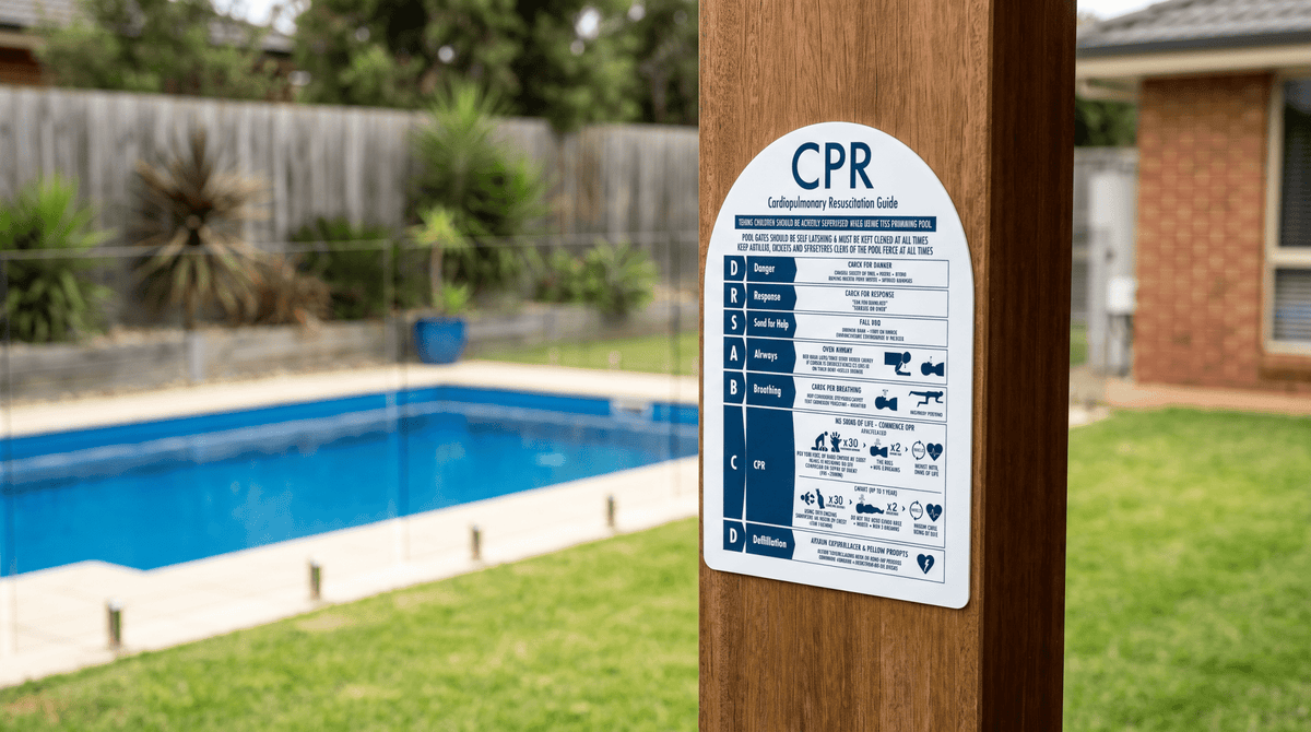 CPR Sign Arch Navy - New Signs