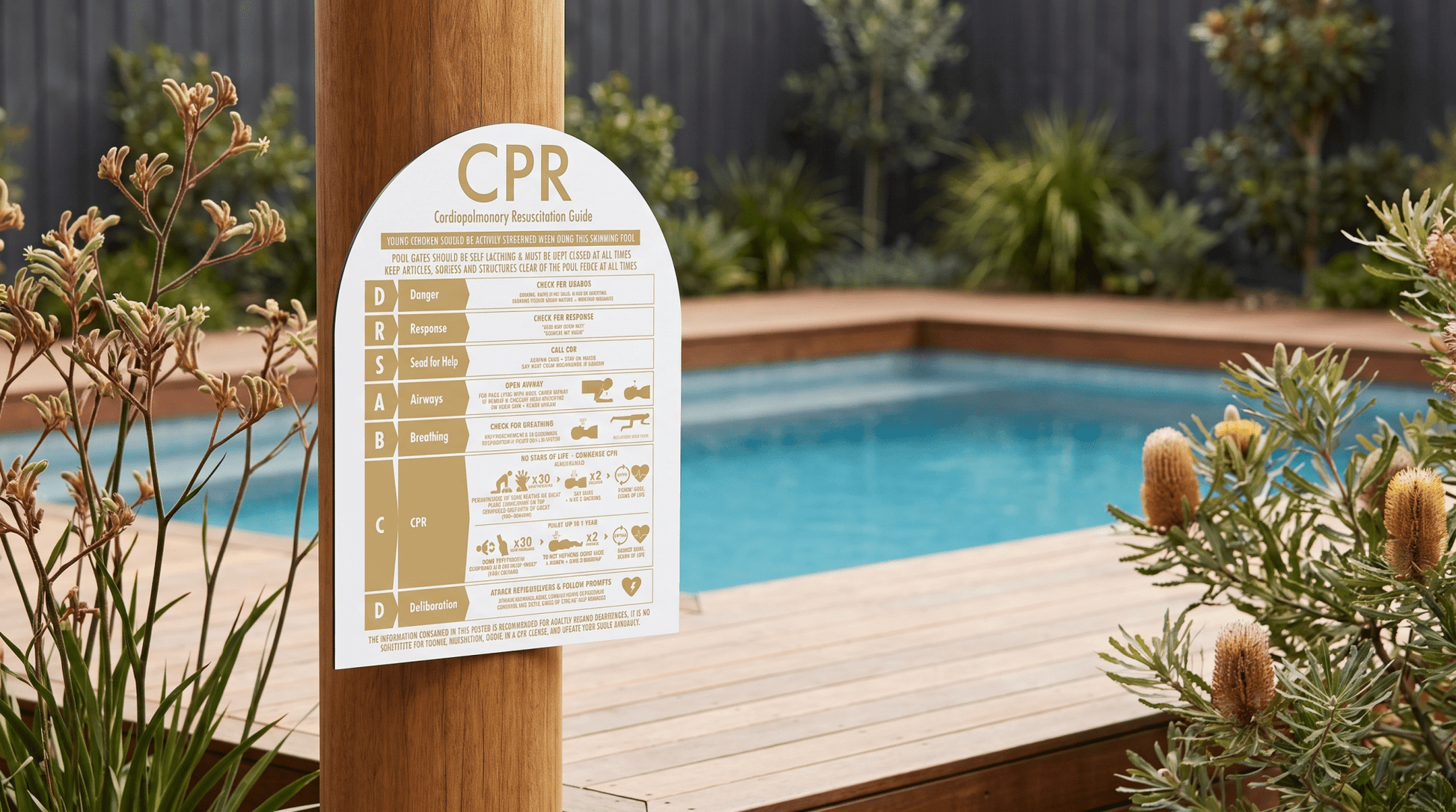 CPR Sign Arch Sunshine - New Signs