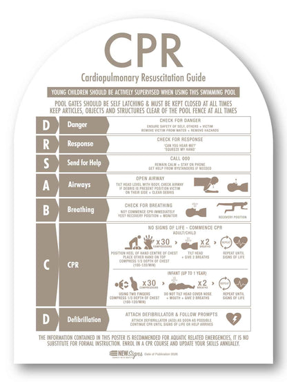 CPR Sign Arch Timber - New Signs