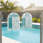 CPR Sign & Pool Rules Sign Pack Arch Aqua - New Signs