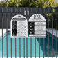 CPR Sign & Pool Rules Sign Pack Arch Black - New Signs