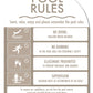 CPR Sign & Pool Rules Sign Pack Arch Fawn - New Signs