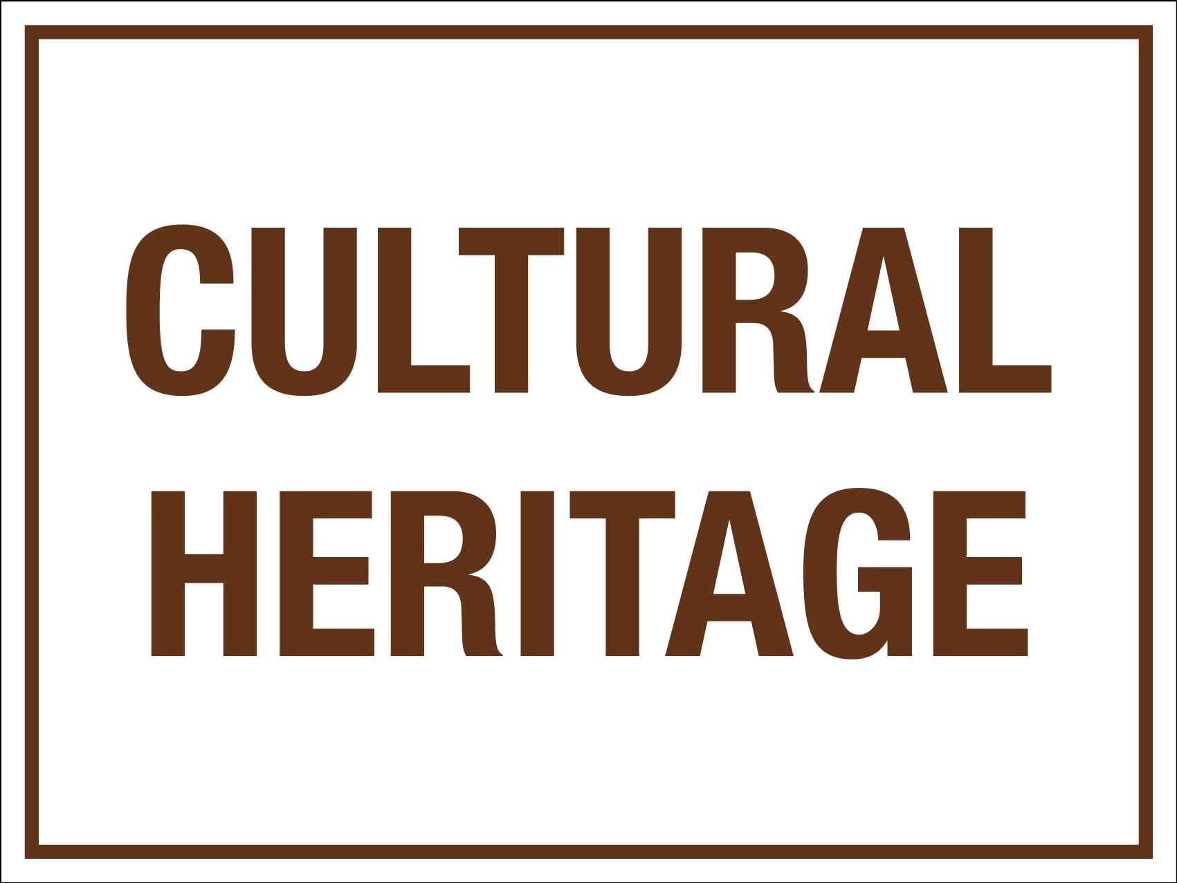 Cultural Heritage Sign - New Signs