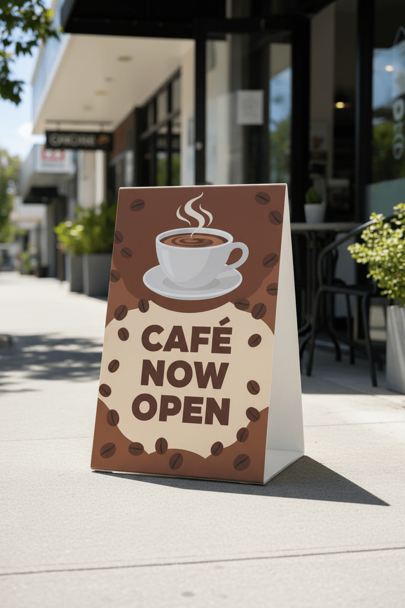 Custom Corflute A - Frame - New Signs