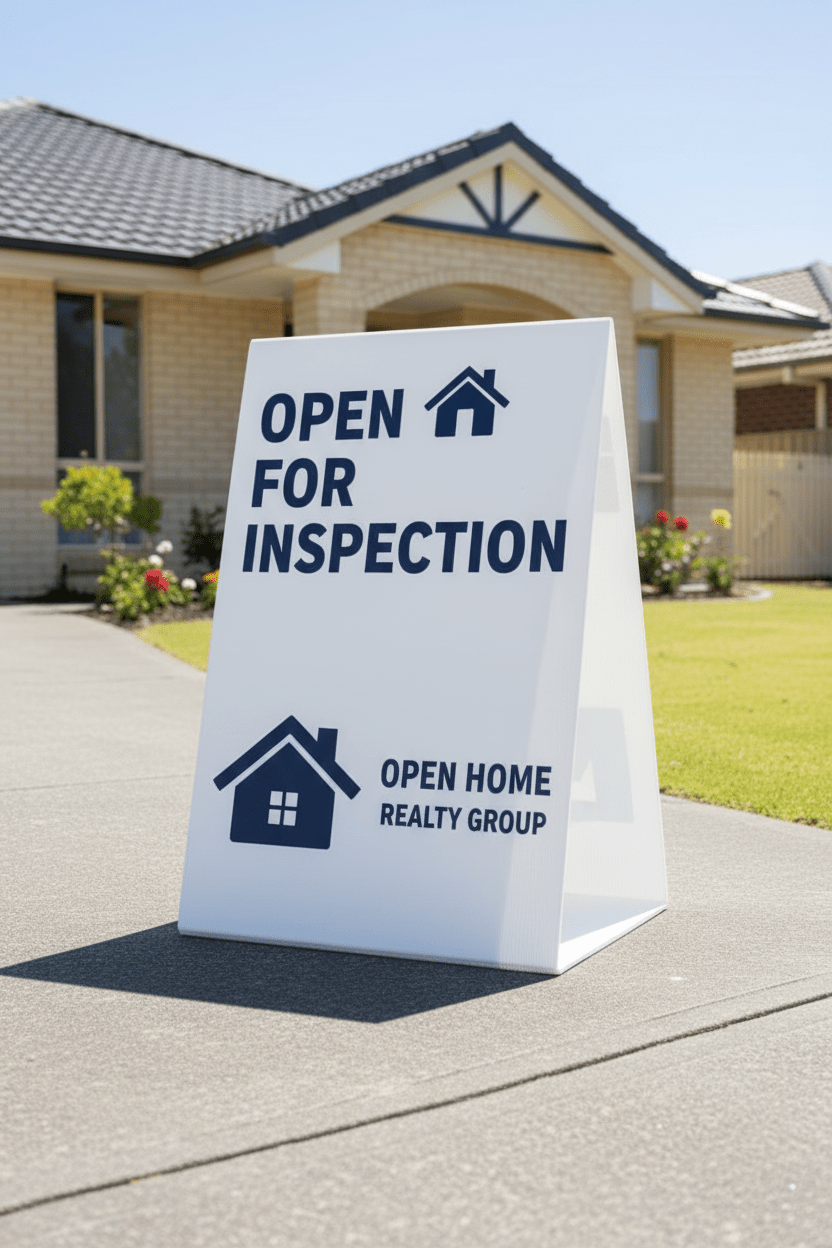 Custom Corflute A - Frame - New Signs
