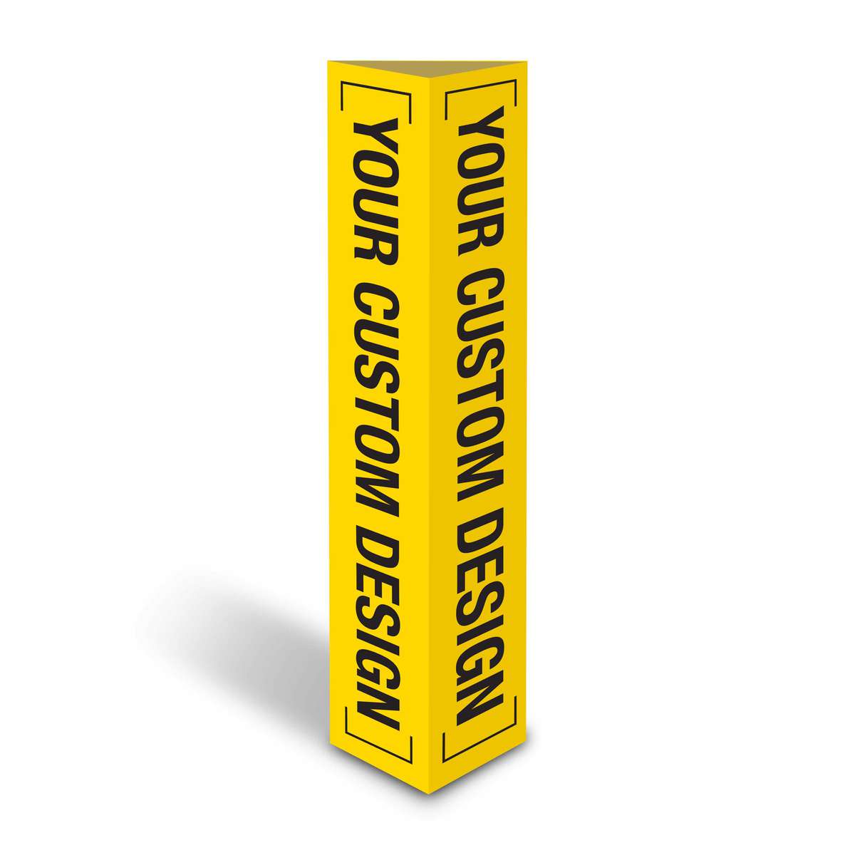 Custom - Corflute Bollard Cover - New Signs