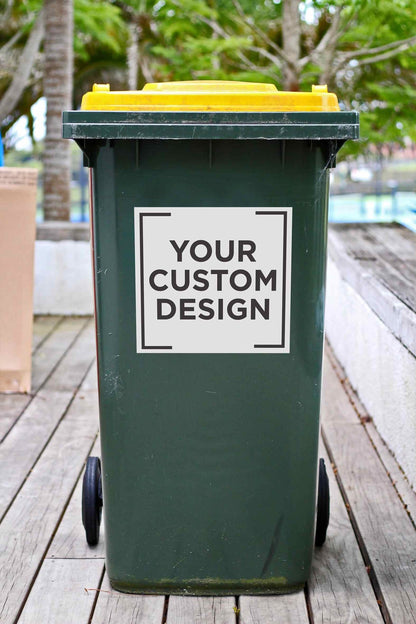 Custom Design Wheelie Bin Stickers - New Signs