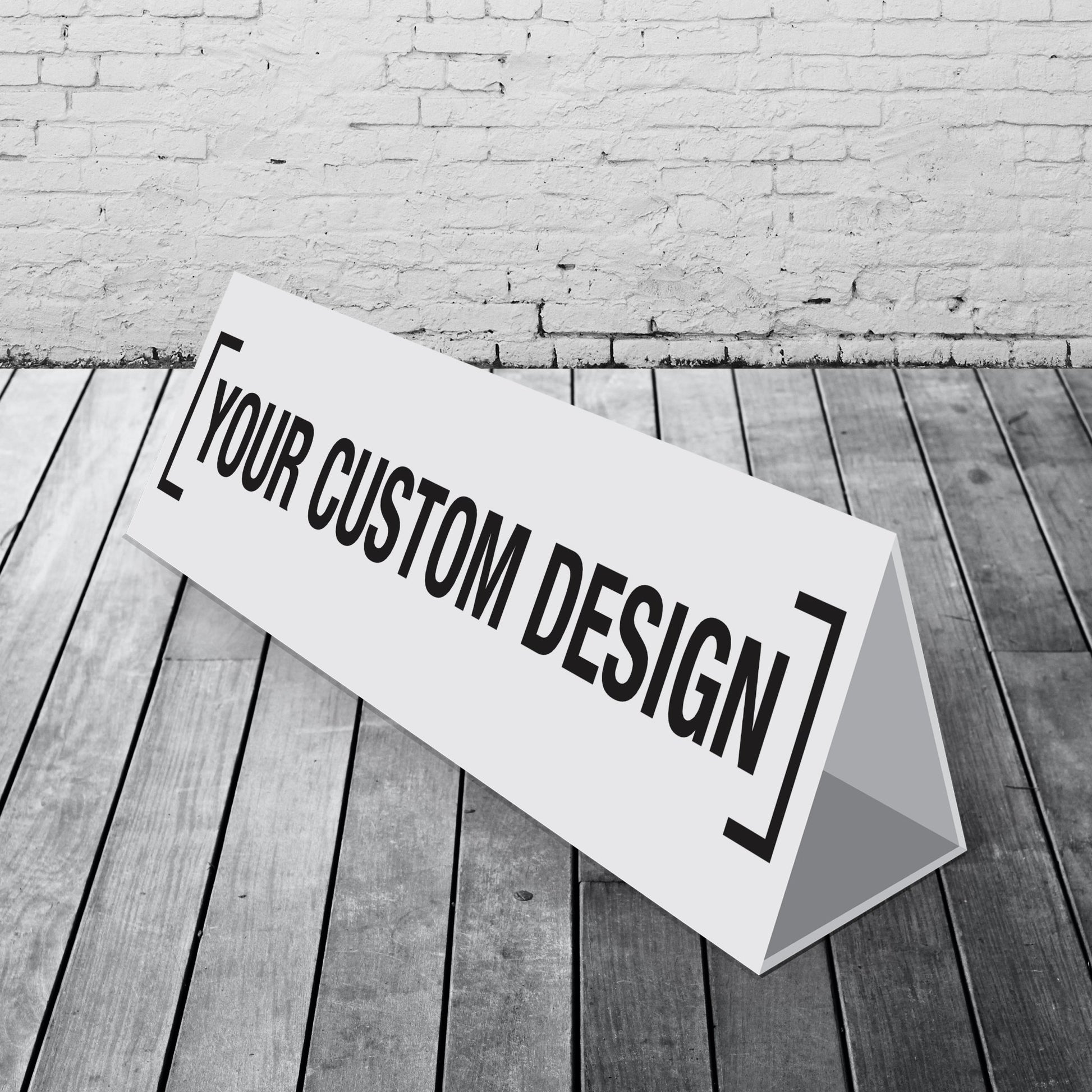 Custom - Landscape Corflute Toblerone Signs - New Signs
