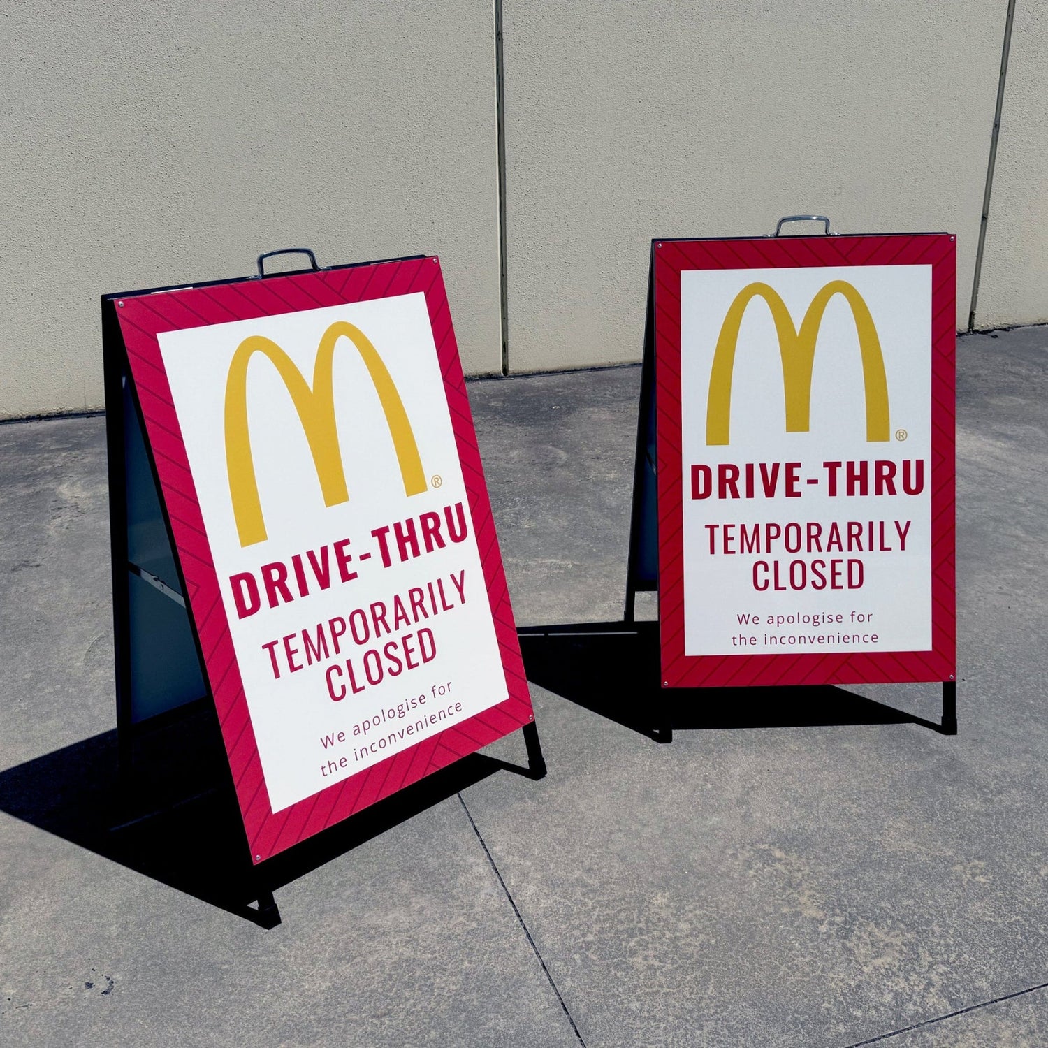 Custom Portrait Metal A - Frame 600mm x 900mm - New Signs