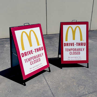 Custom Portrait Metal A - Frame 600mm x 900mm - New Signs