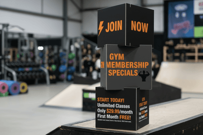 Custom Stackable Corflute Cubes - New Signs