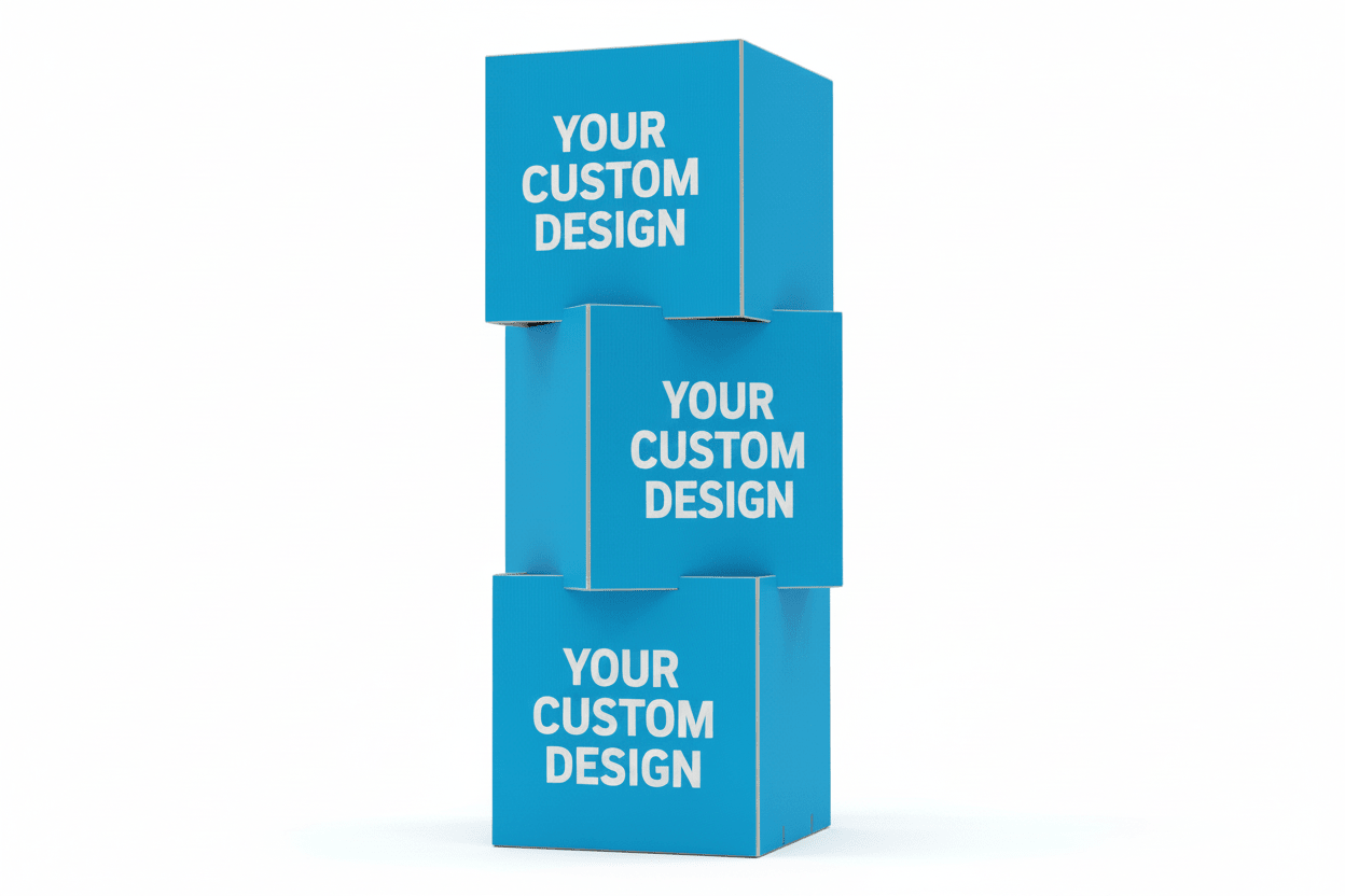 Custom Stackable Corflute Cubes - New Signs