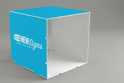 Custom Stackable Corflute Cubes - New Signs