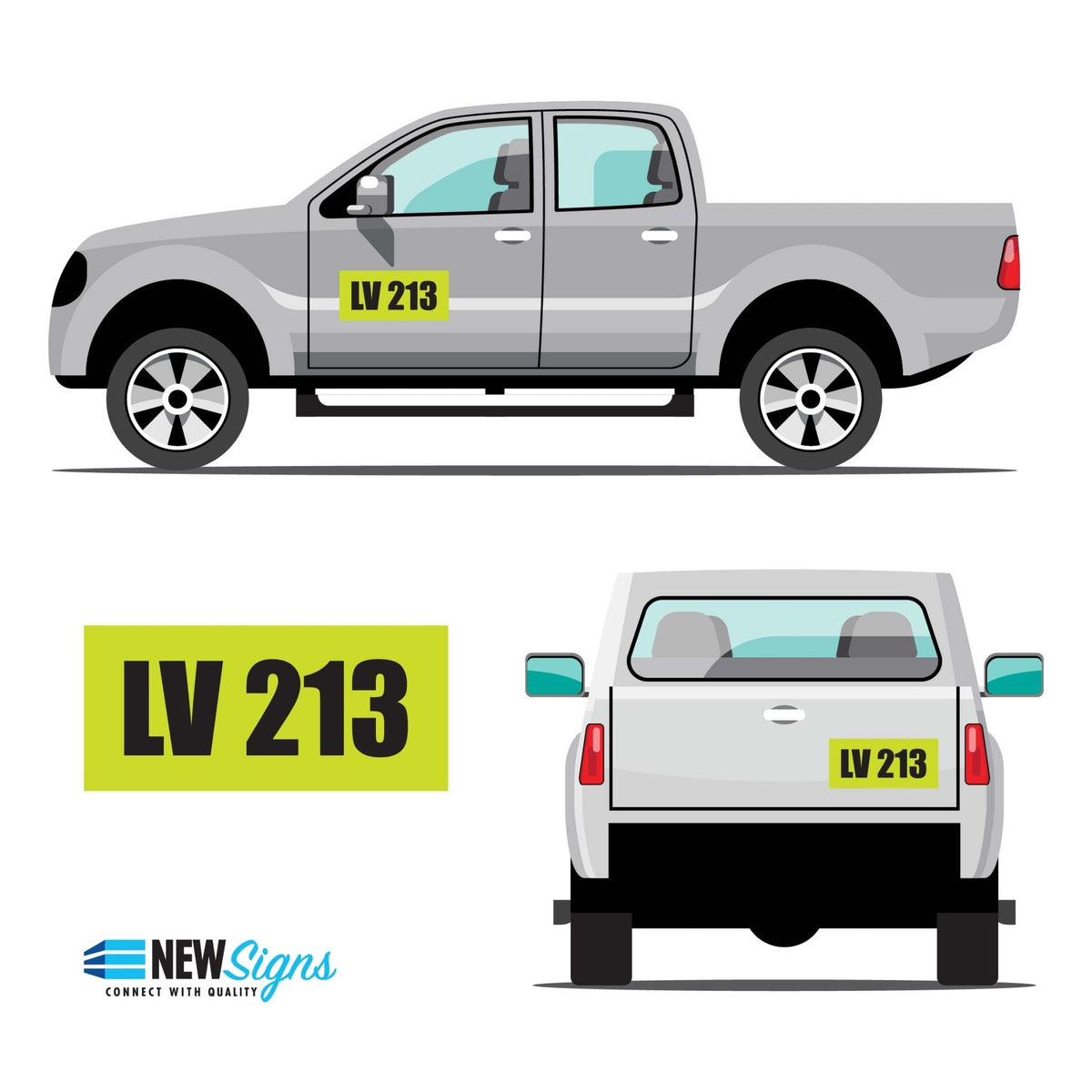 Custom Vehicle Call ID Sign - New Signs