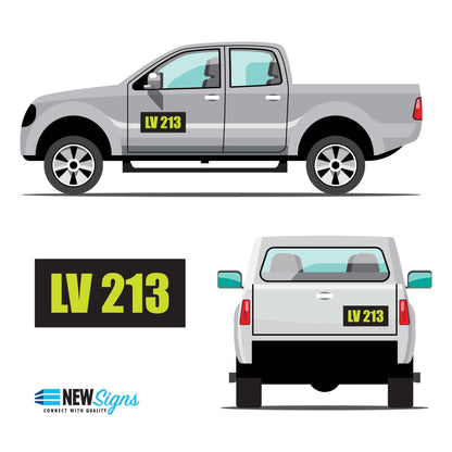 Custom Vehicle Call ID Sign - New Signs