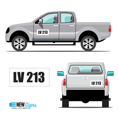 Custom Vehicle Call ID Sign - New Signs
