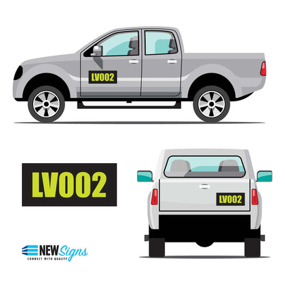 Custom Vehicle Call ID Sign - New Signs