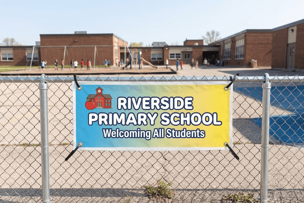 Custom Vinyl Banner - New Signs