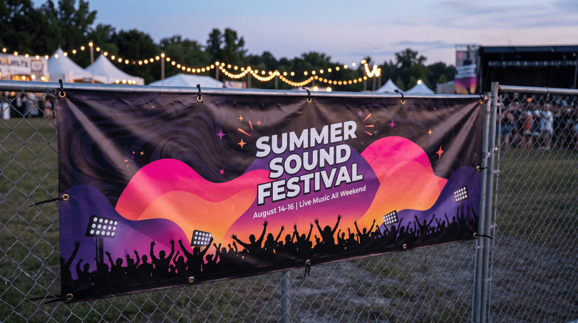 Custom Vinyl Banner - New Signs