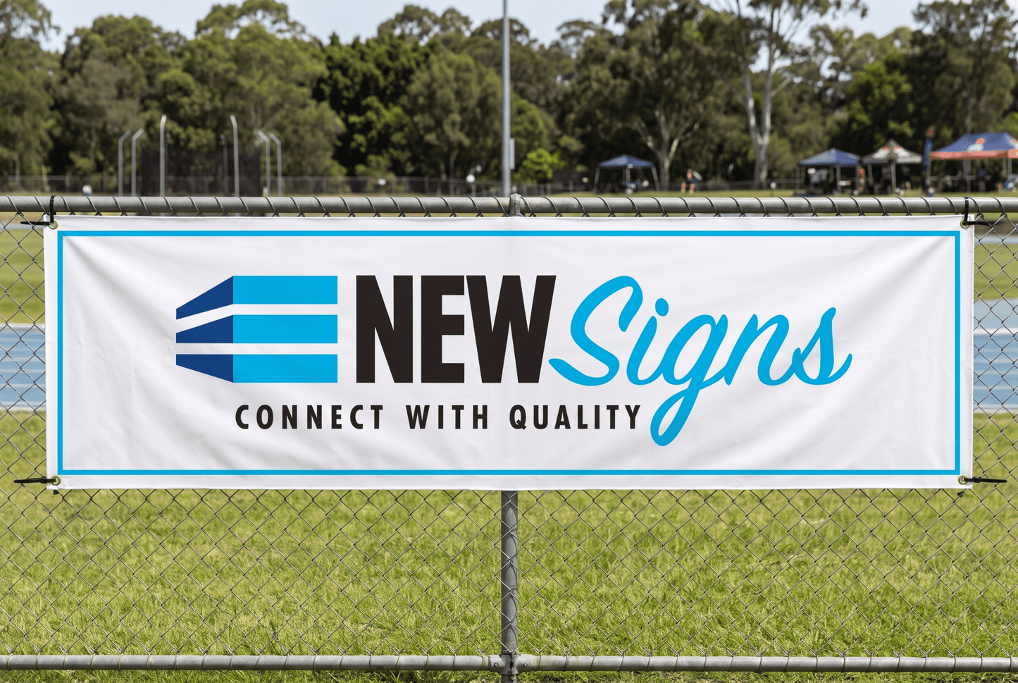 Custom Vinyl Banner - New Signs