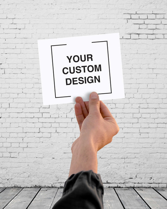 Custom Vinyl Sticker 100mm x 125mm - New Signs