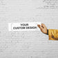 Custom Vinyl Sticker 300mm x 75mm - New Signs