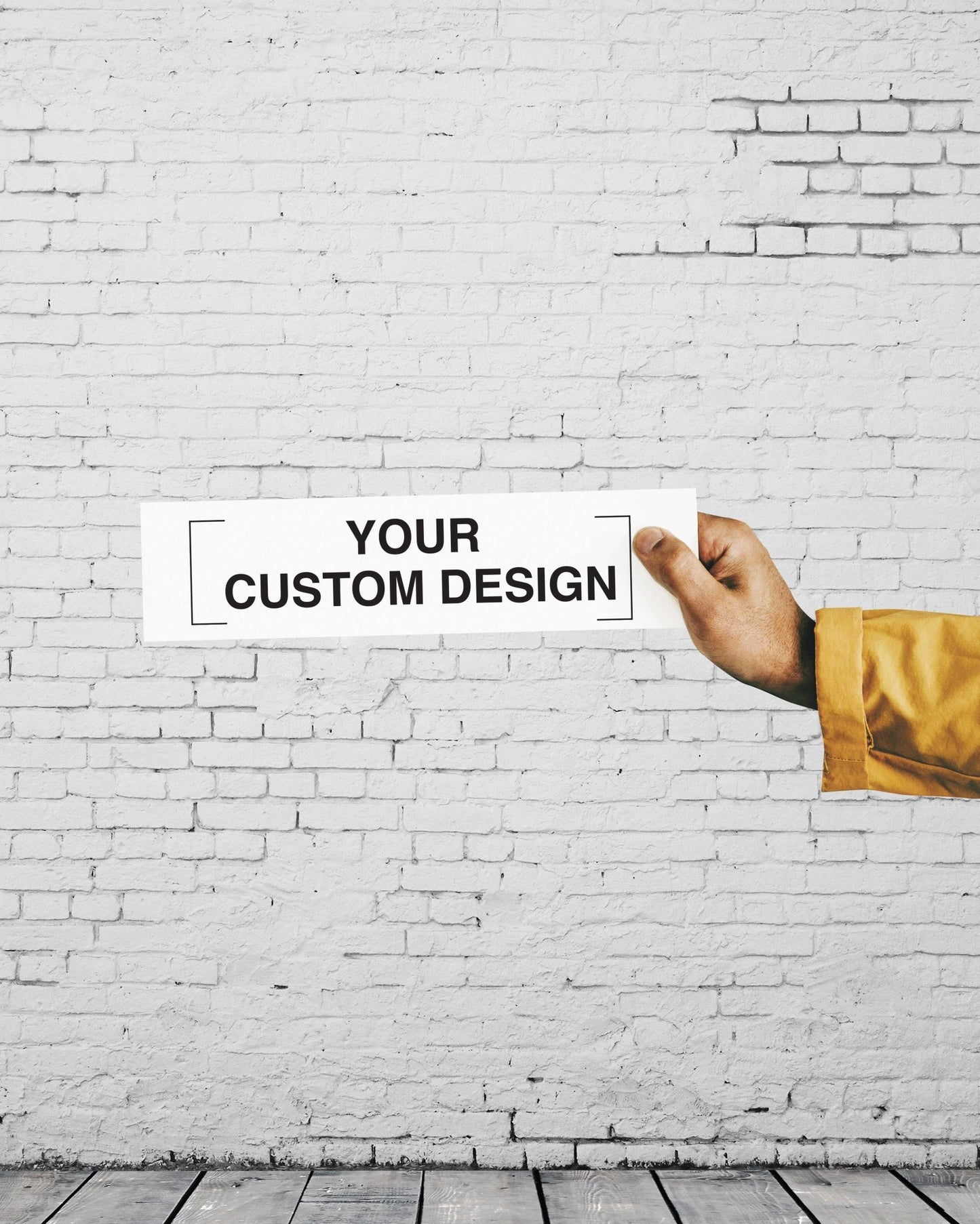 Custom Vinyl Sticker 300mm x 75mm – New Signs