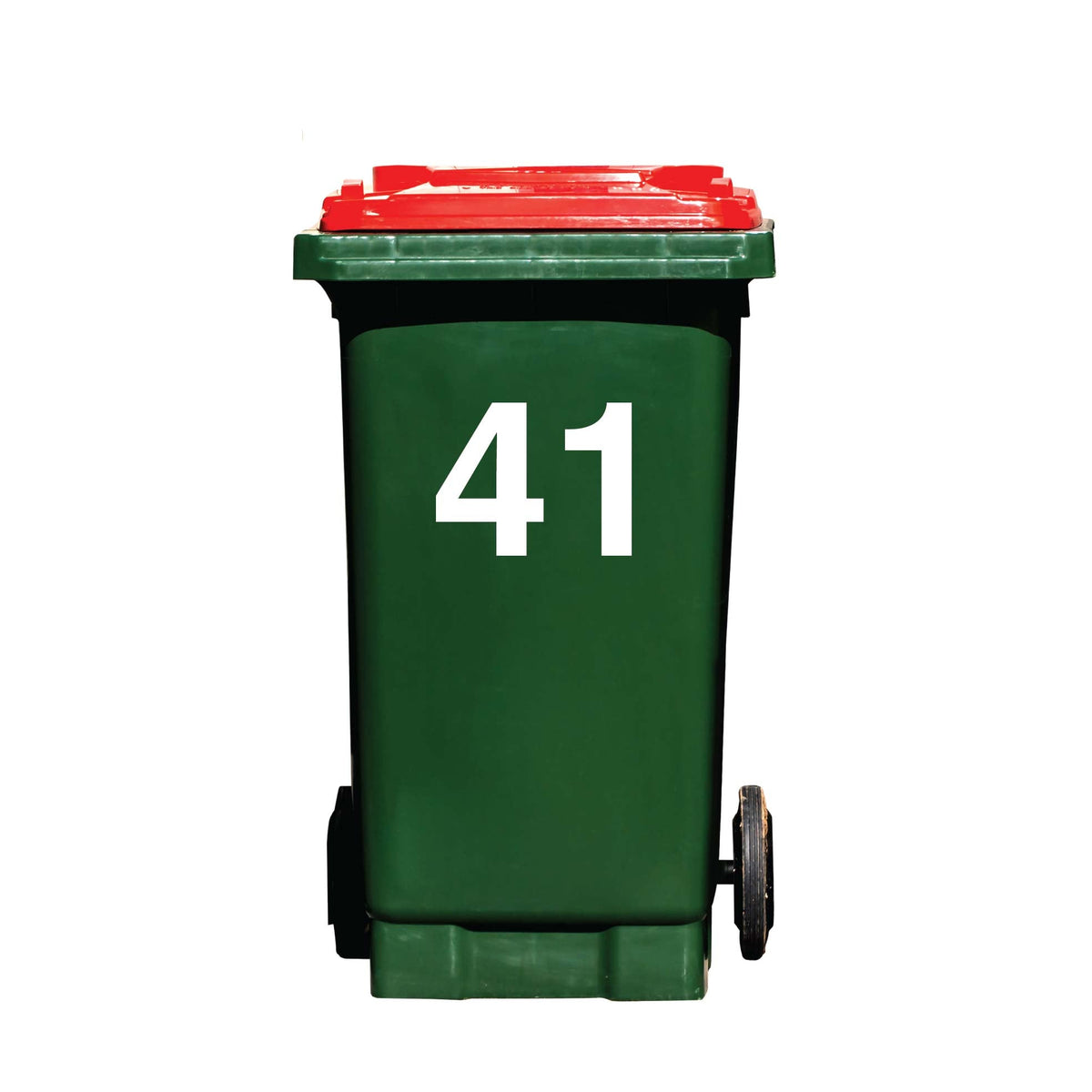 Custom Wheelie Bin Number Sticker - New Signs