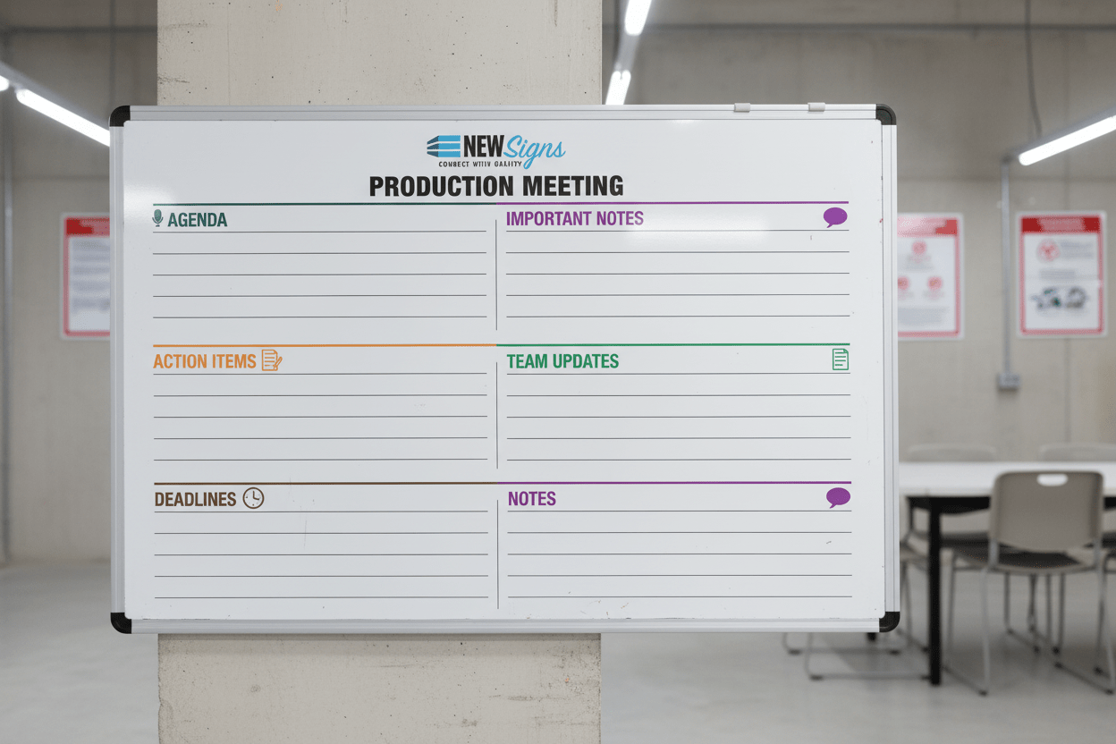Custom Whiteboard - New Signs