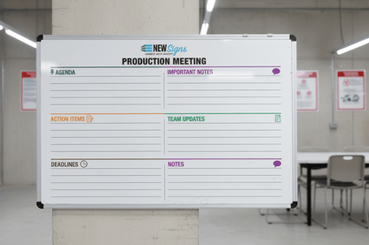Custom Whiteboard - New Signs