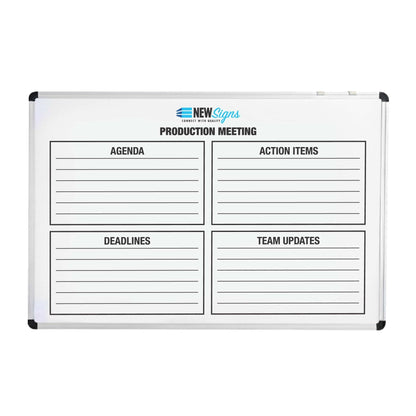 Custom Whiteboard - New Signs