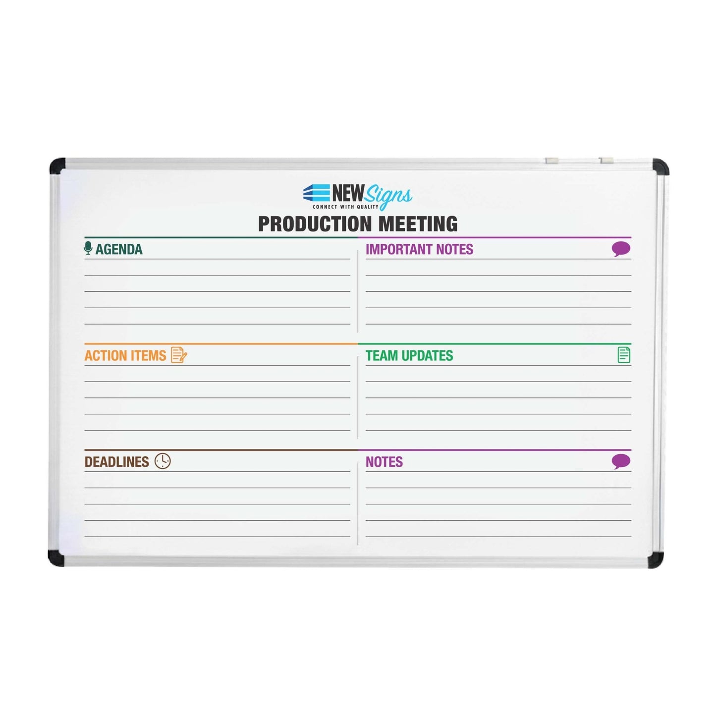 Custom Whiteboard - New Signs